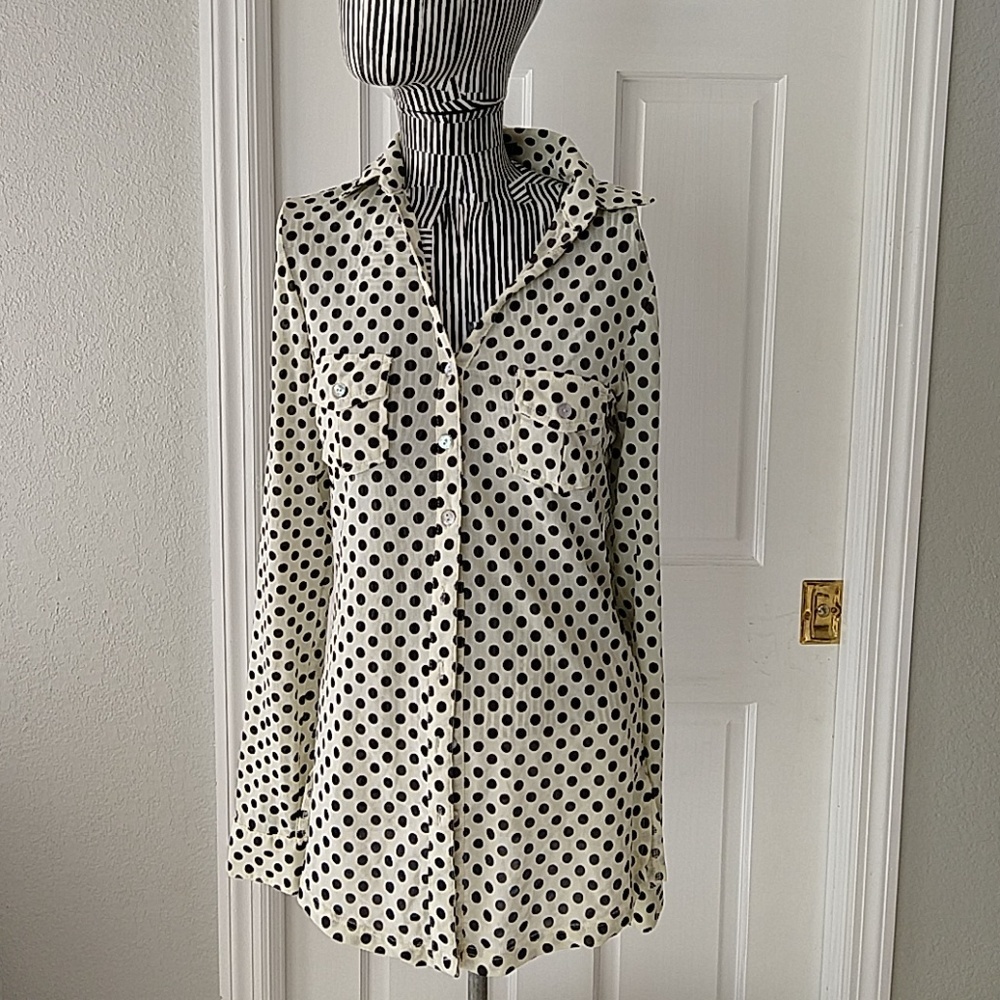 Polka dot blouse
